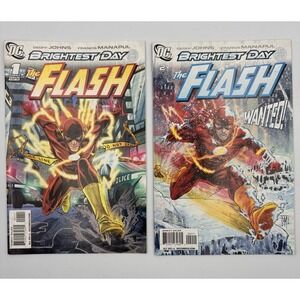 Brightest Day: The Flash Issues #1‎ And #2  (DC Comics) Comic Books